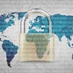 Advanced malware threats blog post image of map and lock