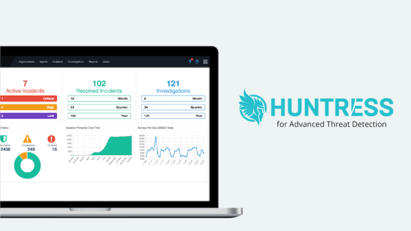 huntress for advanced threat detection image