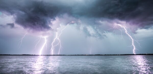 Disaster recovery lightning photo