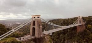The Clifton Suspension Bridge in Bristol