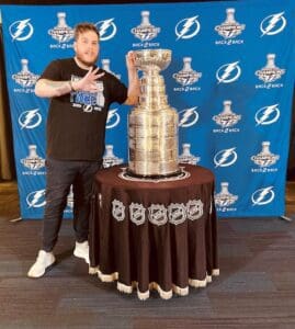 Nathan with Stanley Cup